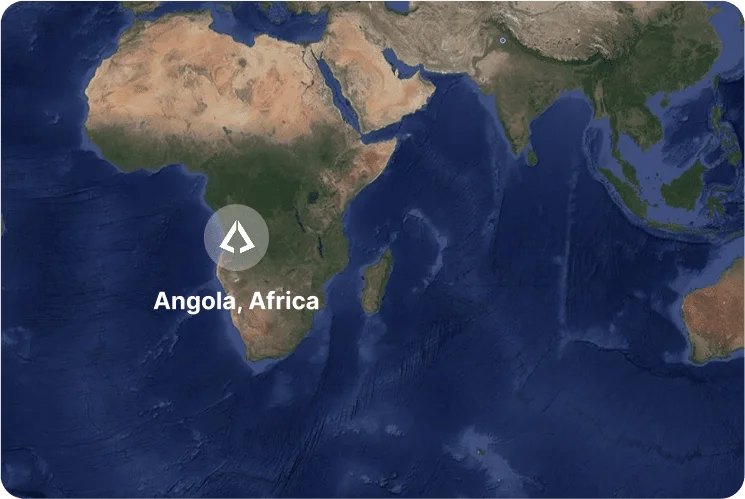 Huambo, Angola Location